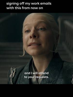 This or I'm going OOO. #HOTD #HouseOfTheDragon #RhaenyraTargaryen #EmmaDArcy