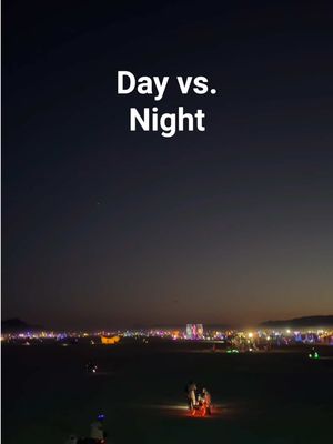 Both breathtaking ✨ #burningman #dayvsnight #supportartists