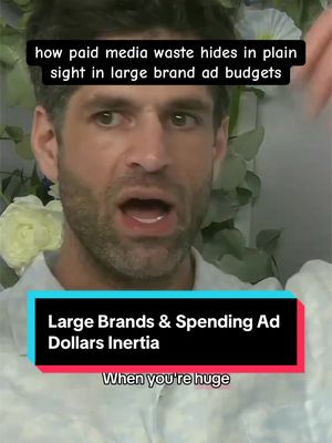 how paid media waste hides in plain sight within large brand marketing budgets. if things are going south the burden of proof when comping any incumbent channel investment y/o/y needs to flip to guilty until proven innocent but more often than not are clung onto out of  fear or “cya” driven behavior when the reality is there’s so much more to gain vs lose in disrupting inertia ! #brandmarketing #adagency @VaynerMedia @GaryVee 