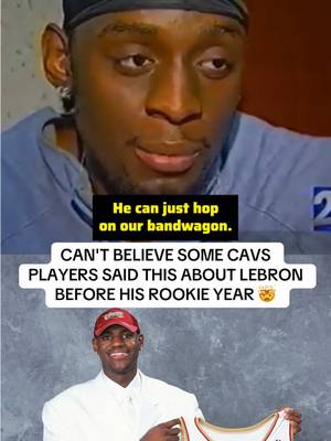 The Cavs didn’t seem too impressed about LeBron James before his rookie season 😱 (🎥: WVOX-TV) #lebronjames #lebron #clevelandcavaliers #believeland #hottakes 