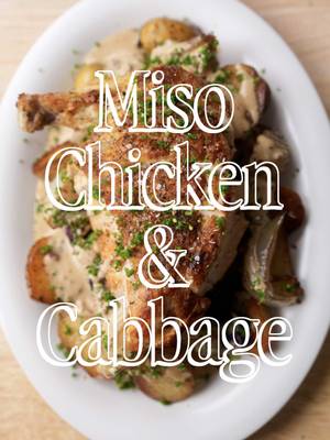 Every part of this dish is flat-out addictive. From the caramelized vegetables to the miso pan-roasted chicken and the creamy pan sauce…it’s just wicked good. 🔥  Recipe drops tomorrow on my Substack - link in bio 🔝