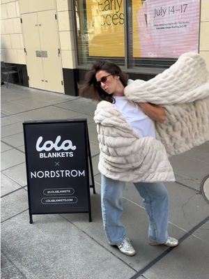 To be fair - she did just that. #lolablankets 