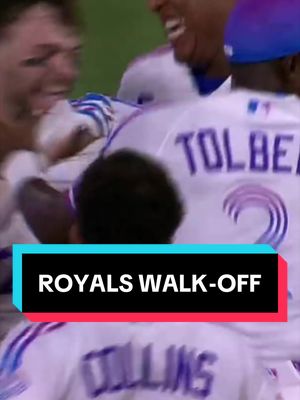 Carter Jensen delivers a #walkoff hit for the Royals!⚡️  #MLB #baseball #royals @Kansas City Royals 