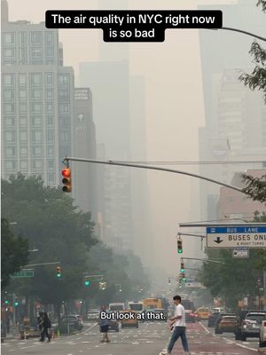 Praying for everyone affected in Canada  #canadafires #fire #airquality #nyc #newyork 