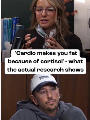 There are two camps online warning women away from cardio.  🎙️To hear more, listen to episode 407 of The Proof Podcast.  #cardio #cortisol #womenshealth #fyp #foryou
