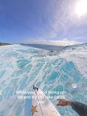 Tag someone who would take off on you #surfing #pov 