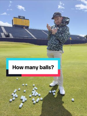 Can I make make par carrying 60 golf balls at Royal Birkdale? #golf #theopen #royalbirkdale 