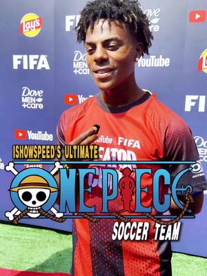 We ran into IShowSpeed at the YouTube Creator Cup in New York City's Central Park and had to ask him: Which One Piece characters make his dream World Cup squad?   #youtube #worldcup #anime