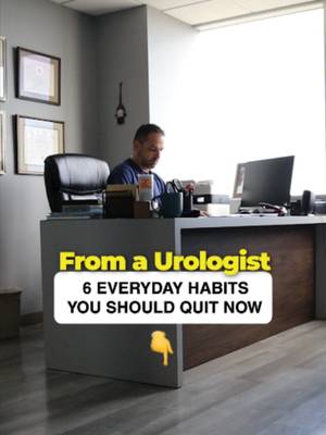 Small daily habits could be doing silent damage to your bladder and kidneys. Time to make a change! 🛑💧 As a urologist 🩺, I frequently treat patients for issues that could have been easily avoided by breaking a few common, everyday routines. Your urinary tract and kidneys work hard to filter your body: don't make their job harder! 🧠💧 Here are 6 everyday habits you should quit now: 1️⃣ Holding Your Urine Too Long ⏰ – Ignoring the urge to go weakens your bladder muscles over time and increases your risk of urinary tract infections (UTIs). 2️⃣ Not Drinking Enough Water 🚰 – Dehydration concentrates your urine, which irritates the bladder lining and paves the way for painful kidney stones. 3️⃣ Overdoing the Caffeine and Alcohol ☕🍺 – Both act as bladder irritants and diuretics, forcing your bladder to contract and causing frequent, sudden urges. 4️⃣ Hovering Over the Toilet Seat 🚽 – Not sitting down fully prevents your pelvic floor muscles from relaxing, making it harder to empty your bladder completely. 5️⃣ Consuming Too Much Sodium 🧂 – A high-salt diet forces your kidneys to excrete more calcium into your urine, significantly increasing kidney stone risks. 6️⃣ Ignoring Pelvic Floor Health 🧘‍♂️ – Your pelvic floor supports your bladder. Neglecting these muscles can lead to leakage or control issues later in life. Because your health is our mission. ❤️💼 🔗 Want to give your kidneys and bladder the ultimate everyday support?  Head to 1md.org to explore our doctor-formulated 1MD Nutrition urinary tract health solutions! 🛒✨ #UrinaryHealth #Urologist #KidneyHealth #BladderHealth #HealthTips