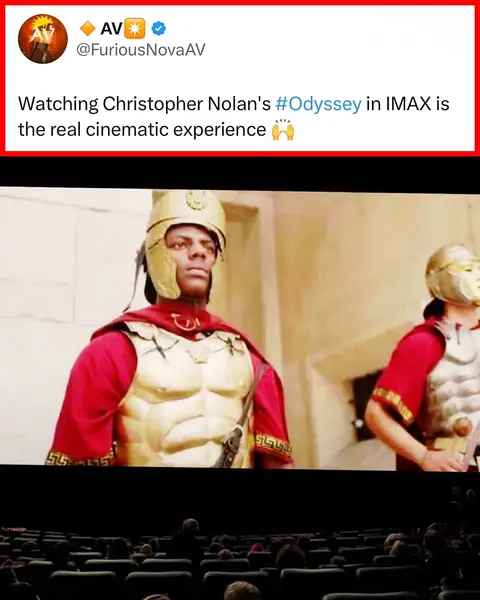 Christopher Nolan definitely didn’t approve this 😭🎬 (h/t FuriousNovaAV/X, BobTheRatReborn/X) #speed #ishowspeed #theodyssey #christophernolan #moviescene 