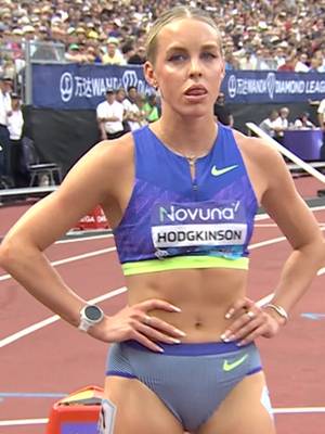 LONDON'S GOLDEN MOMENT 🇬🇧 Keely Hodgkinson gives the home crowd exactly what they came for, winning the women's 800m in 1:56.21. #DiamondLeague 💎 #LondonDL 🇬🇧