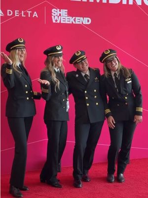 women with a (flight) plan ✈️ thank you to our pilots for starting the journey to SHE weekend off right!