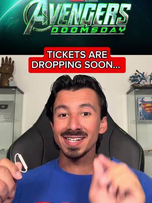 Avengers Doomsday Tickets are dropping Monday!🚨 #avengersdoomsday #movie 