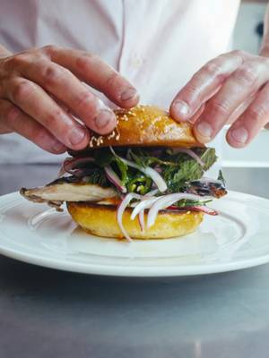 Grilled Mackerel Burger - Another Day In Paradise Full recipe on my newsletter, link in bio to sign up. 