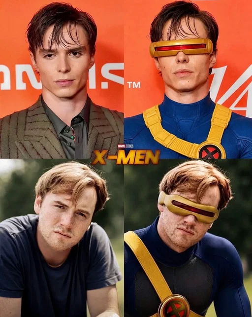 Who should play Cyclops in the MCU? 👀 Cooper Hoffman & Nicholas Chavez are both reportedly being considered for the role of Cyclops in the ‘X-MEN’ reboot film. Here are all the actors reportedly being considered for roles in Marvel Studios’ ‘X-MEN’ film that will likely get announced at #SDCC next week:  • Adam Driver as Mister Sinister or Magneto • Bill Skarsgård as Professor X • Cooper Hoffman as Cyclops • Cailee Spaeny as Rogue • Charles Melton as Beast • Inde Navarrette as Mystique  • Drew Starkey as Angel • Logan Lerman as Iceman  In an interview, Charles Melton commented on the rumors of him playing Beast in the next X-MEN: “Wow. Who’s going to direct?... That definitely interests me. Ah, yes. That would be so cool. What a dream. What a dream.” Jake Schreier, director of X-Men, directed the actor in the second season of Beef. 😉 Bro is 100% playing Beast. Now that #SadieSink is confirmed to be playing Jean Grey in #SpiderManBrandNewDay, I’m super excited for Jake Schreier’s new X-Men coming of age movie in 2028. What do you think of the rumored #XMen cast so far? ❌ Follow me for more #MCU updates🍿
