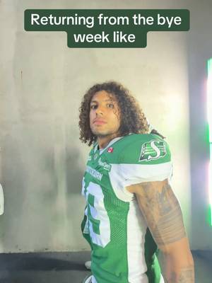We’re back in business this week! #fyp #canadianfootballleague #saskatchewanroughriders #ridernation #kianschafferbaker 