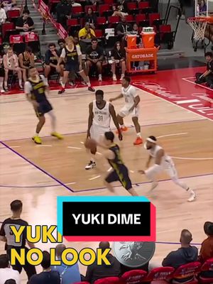 Yuki Kawamura showing off with a no-look dime 🪙 #NBA #pacers #yukikawamura #japan #summerleague 