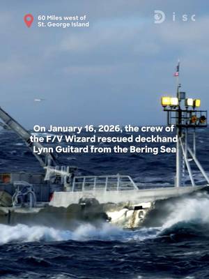 The Bering Sea is an unpredictable force.  When Wizard deckhand Lynn falls overboard into its 15 foot seas, it's a race to bring him to safety before hypothermia sets in.  Watch the entire mission and never before seen footage. #DeadliestCatch 