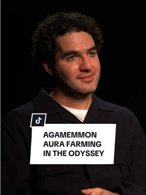 Did Benny Safdie know Agamemnon was aura farming in The Odyssey? We were lucky enough to speak to him and Lupita Nyong'o about it #whattowatch #theodysseymovie 