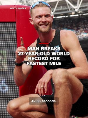 28-year-old British runner Josh Kerr set a new world record for the fastest mile during a race at London Stadium on Saturday. Kerr completed the mile in 3 minutes and 42.66 seconds, beating the previous record Moroccan runner Hicham El Guerrouj held for 27 years. #CNN #News