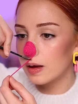 My favorite hobby is gluing yarn on my face IN THE SUMMER 😅🙈 