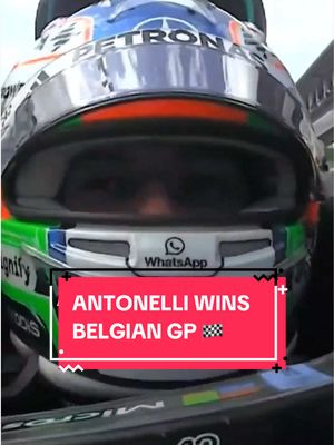 2026 has been the year of Kimi Antonelli 👏🇮🇹 #BelgianGP #F1