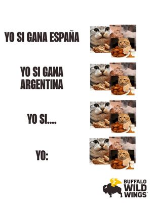 Pase lo que pase… ⚽⚽ Yo voy por las alitas, las burgers y los boneless.  🍗🍔
