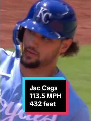 Jac Caglianone 😤 113.5 MPH 432 feet #MLB #baseball #homerun #royals @Kansas City Royals 