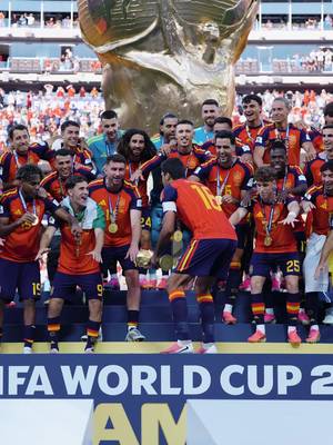 No, no lo estáis soñando.  ¡QUE SOMOS CAMPEONES DEL MUNDO OTRA VEZ! #VamosEspaña | #CopaMundialFIFA | #España | #fifaworldcup | #tiktokfootballacademy 