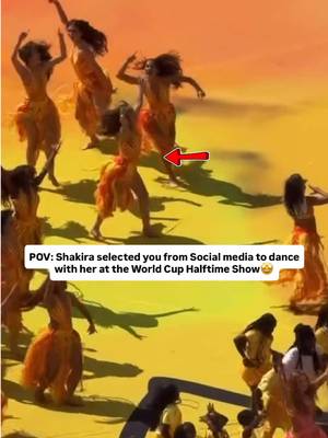When Shakira selected me and my girls from social media to dance with her at the Fifa World Cup Halftime Show!!!! Thank you so much @Shakira for this opportunity!!!