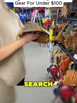 I Bought ALL Of My Baseball Gear For Under $100 #SportsSkillsTikTokContest #fyp #baseball #BaseballGear #BaseballGlove 