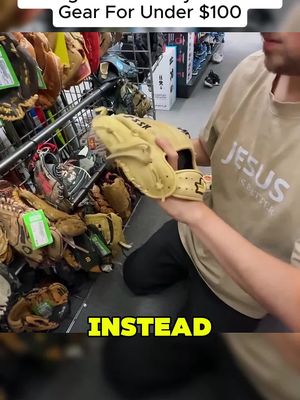I Bought ALL Of My Baseball Gear For Under $100 #SportsSkillsTikTokContest #fyp #baseball #BaseballGear #BaseballGlove 
