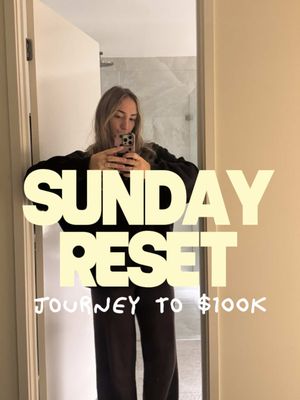 bad day to be $100K cause i’m coming for YA 💸🤭👹 Here is a full breakdown of the tasks I try to get done each Sunday as part of my Sunday Reset 🧚🏼‍♀️: ✨ Clean/reset my room and workspace ✨ Laundry + fresh sheets ✨ Everything shower/self-care ✨ Make coffee + breakfast ✨ Go through my calendar for the upcoming week ✨ Review how much money I made that week + update my $100K progress ✨ Check outstanding invoices and brand payments ✨ Follow up on brand emails I’ve been putting off ✨ Look at what content performed best that week ✨ Ask: What grew my audience vs. what actually made me money? ✨ Plan my content for the upcoming week ✨ Pick the brands I want to pitch + organize upcoming deliverables ✨ Set my top 3 money-making priorities for the week Save this for your next creator sunday reset & share with a friend you can keep each other accountable with 🧚🏼‍♀️✨💸🫶🏻 follow hannahelizzzy on IG to see me hit my $100K goal & for more social media growth tips (unfiltered as usual) 🤭💸🧚🏼‍♀️ @bento @Princess Polly @Beginning Boutique @Revolve @EvryJewels @Olehenriksen @homesensecanada @SmartSweets @Caudalie @Owala @amazoncanada @Uki Beverages @SpecSavers 