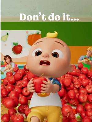 He's going to hear about this for the rest of the week 🙄🍎 #ToddlerLife #Parenting
