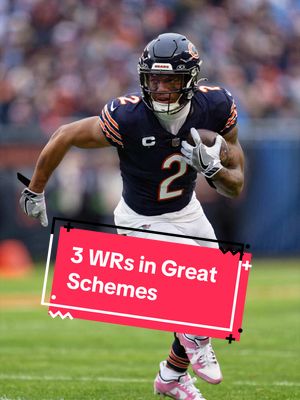 3 WRs who play in awesome schemes for fantasy football! #fantasyfootball #widereciever #fantasyfootballdraft #13personnel #lutherburden 