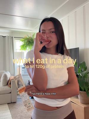 #ad what I eat in a day to hit 120g of protein!!! Featuring one of my go-to savory protein snacks lately: @EpicProvisions Smoked Salmon Strips. I love having these on hand because they’re easy to throw in my bag, made with wild caught salmon, and such a good option when I want to hit my protein goal. Obsessed with these. You can find EPIC Strips Amazon or through the link in my bio. Try them out! #eatepic