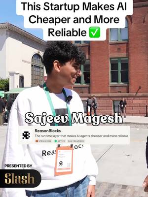 This Y Combinator-backed startup is building a runtime layer that makes AI agents cheaper and more reliable when using them. Startup - Reason Blocks (reasonblocks.com)  Reason Blocks is a runtime layer that makes AI agents cheaper and more reliable. They correct agent reasoning and compress tokens mid-run, which results in compounding gains across runs.  On SWE Bench Pro, ReasonBlocks has seen a 52% token reduction and 42% accuracy lift.  Startup founders pitch Brycent at Y Combinator Demo Day. 