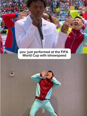 can’t believe I performed at @FIFA World Cup with @IShowSpeed!!! 🏆   #dance #fifa #worldcup #ishowspeed 