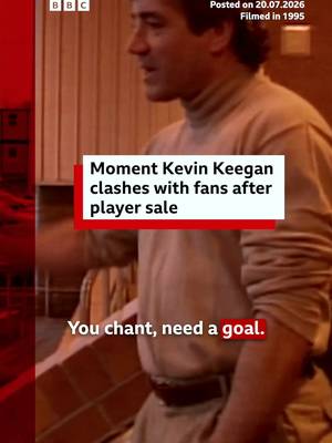 Back in 1995, Newcastle manager Kevin Keegan spoke to concerned fans about the sale of striker Andy Cole. The former England captain has died at the age of 75, seven weeks after he revealed he had been diagnosed with stage four cancer. #England #KevinKeegan #Football #Newcastle #NUFC #BBCNews