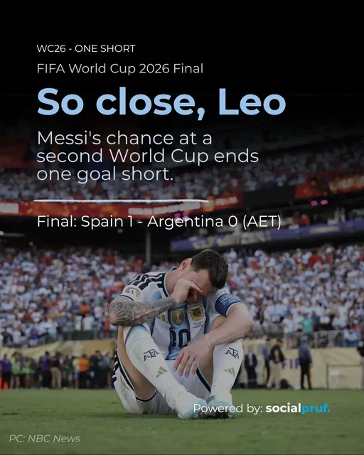 At 39, in his sixth World Cup, Messi still put up 8 goals and 4 assists this tournament — and the numbers behind his career remain untouchable ⚽️ If this was his last one... thank you, Leo 🏆 👉 Follow for more breakdowns like this 📊 Want data like this for your own brand or athletes? Book a demo using the link in our IG bio @afaseleccion #messi #WorldCup2026 #GOAT #Argentina #FIFAWorldCup