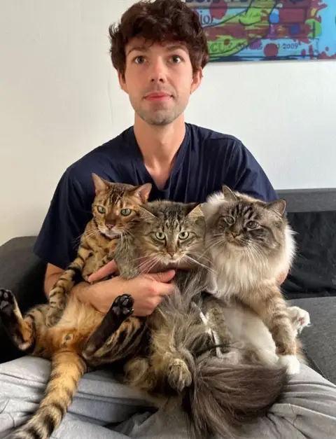 Many of you have been wondering what is happening and why I recently started a fundraiser. After many years together, my partner and I have sadly decided to separate. This means that the future of the home Nelly, Gilbert and Nala have always known is uncertain. My biggest wish is to keep the cats together and let them stay in their home, where they feel safe and comfortable. This is especially important to me because of Gilbert’s heart condition, as I want to avoid unnecessary stress and major changes in his life. I am still a medical student, and taking over the home on my own means buying out my former partner and taking on the financial responsibility myself. I am doing everything I can to make it work, but it is a huge financial challenge for me right now. That is why I created the fundraiser – to help make it possible for Nelly, Gilbert and Nala to stay together with me in the home they know and love. Nobody should ever feel obligated to donate. Whether you donate, share our story or simply continue to follow and support us, I am incredibly grateful. ❤️ Thank you for being here for us and for caring so much about Nelly, Gilbert and Nala. ❤️ The link to the fundraiser is in the bio. 
