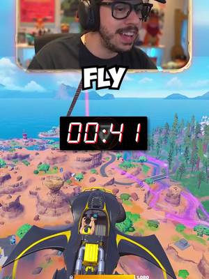 The World Record for air time in the new Bat Buggy! #typicalgamer #clips #fortnite #batman