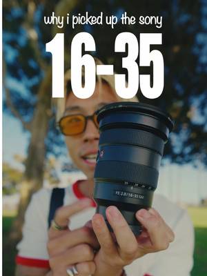 Recently picked up the @Sony 16-35 g-master lens so figured I'd share how it fits in my workflow (also me validating my spend lol) Now the real question is...keep the 16mm or get the 10mm #cameralens #contentcreator 