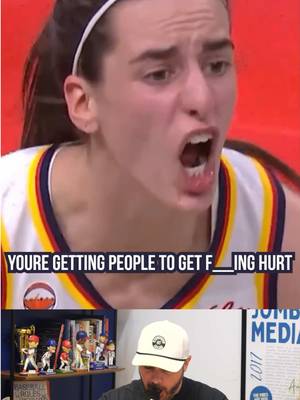 Caitlin Clark tells the referee she’s responsible for players getting injured, a breakdown #WNBA #sports #womenssports #basketball #referee 