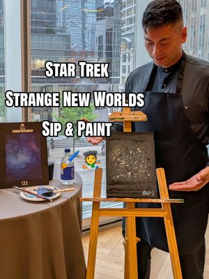 A great Night with ParamountPlus Canada.  Celebrating Season 4 Premiere of Star Trek Strange New Worlds.  The night started with a Q & A with actor Anson Mount who plays Captain Christopher Pike.  It was such a fun night,  Thank you Paramount Plus Canada,  New Season Starts Streaming  July 17 #startrek #strangenewworlds #paramountplusca #sipandpaint 