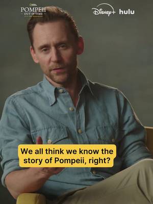 For Tom Hiddleston, the story of Pompeii is so much more than a moment in history. #PompeiiOutOfTime
