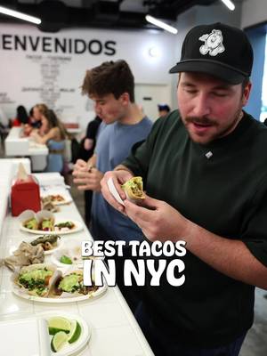 Trying the best tacos in NYC