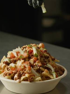 cheeseburger nachos are how we’re hitting our protein goals this summer.