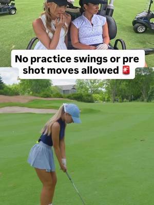 No practice swings allowed!!! #golf #golfgirls #GOLF #sports 