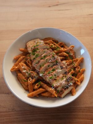 Cajun Chicken Pasta:) recipe in bio! 